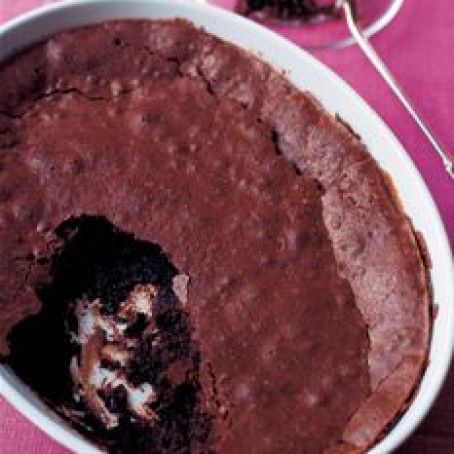 Baked Chocolate Pudding/Brownie Pudding