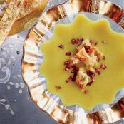 Red Lentil Soup with Cumin and Fried Onions