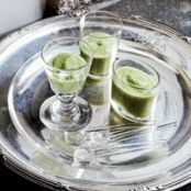 Zucchini Soup with Crème Fraîche