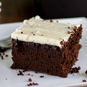 Simple Chocolate Cake with Buttercream Frosting