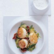 Scallops with Brussels Sprouts