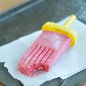 Strawberry Yogurt Popsicles