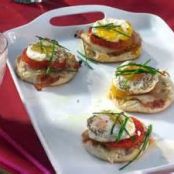 Ham, Egg and Cheese Sandwich on English Muffin