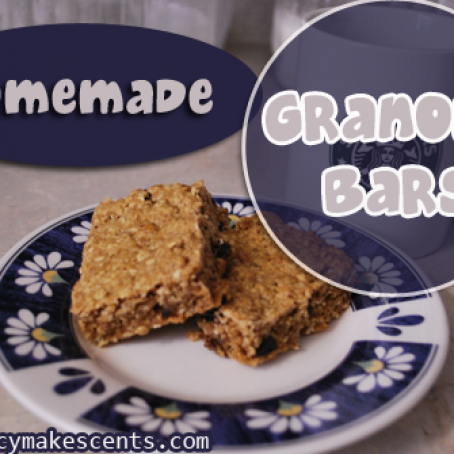 Cinnamon Granola Bars