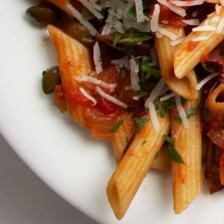 Vegetarian Penne alla Puttanesca