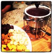 Holiday Fondue Recipes from The Melting Pot:  Bacon & Brie Cheese,  Flaming Turtle Chocolate and Bananas Foster
