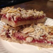 Raspberry, Coconut-Almond Cookie Bars (P3)