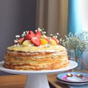 Vanilla Bean Crepe Cake