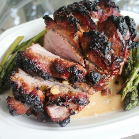 Slow Roasted Honey-Glazed Pork