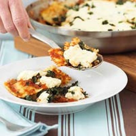 Raviolli Skillet Lasagna