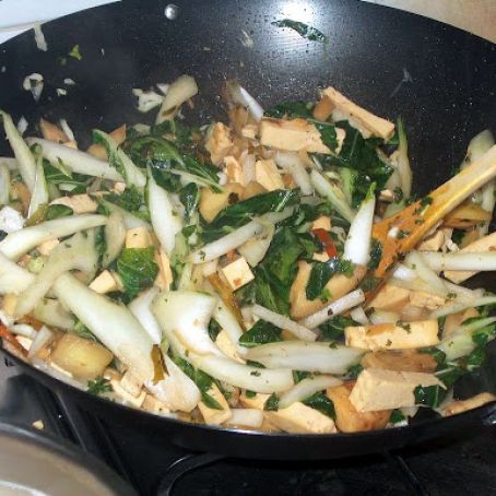 Eggplant Tofu Stirfry