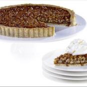 Walnut Rosemary Tart with Orange Chantilly Cream