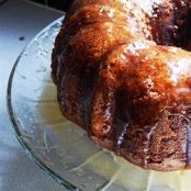 Apple Rum Pound Cake