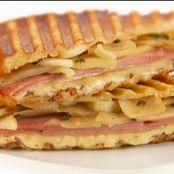 Ham, Gruyere and Apple Panini
