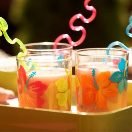 Sparkling Pink Pear Lemonade Slushee