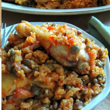 Puerto Rican Style Chicken & Rice