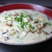 Wild Rice and Salmon Soup