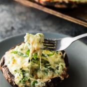 Lasagna Stuffed Portobello Mushrooms (Make Ahead, Freezer)