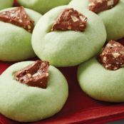 Mint Chocolate Shortbread Cookies