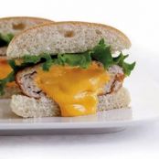 Cheddar-Stuffed Turkey Burgers