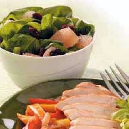 Grapefruit Spinach Salad