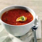 Roasted Tomato Soup with Fresh Basil Recipe