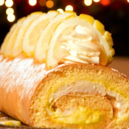 Double Lemon Cake Roll