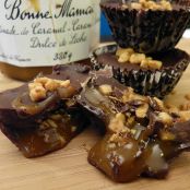 Homemade Caramel Skor Cups