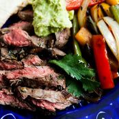 FLANK****Chipotle Flank Steak Fajitas with Corn Salsa