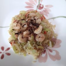 Shrimp and Leeks