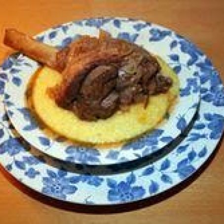 Braised Lamb Shanks with Tomatoes And Rosemary