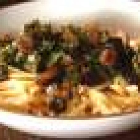 Trenette with Eggplant and Basil Pesto