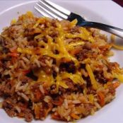 Cheesy Beef & Rice Casserole