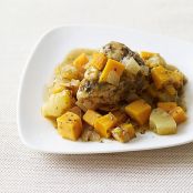 Slow Cooker Jerk-Chicken with Sweet Potato and Pineapple