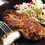 Pecan-Crusted Fake Chicken Cutlets