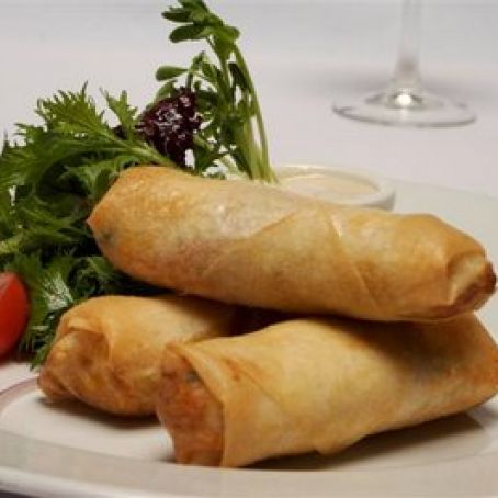 Fried Buffalo Chicken Rolls