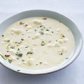 Cheddar and Cauliflower Soup