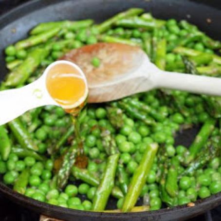 Sautéed Asparagus and Peas - Once Upon A Chef Printable Recipes