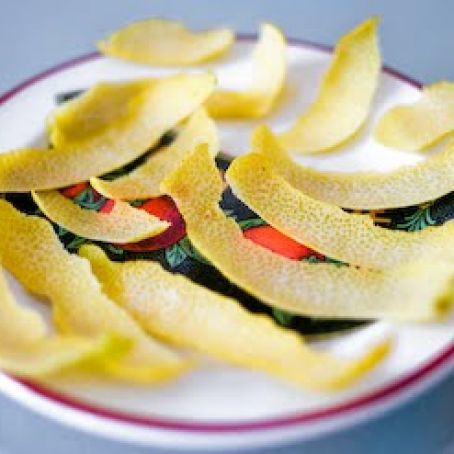 Roasted Lemon Zest Powder