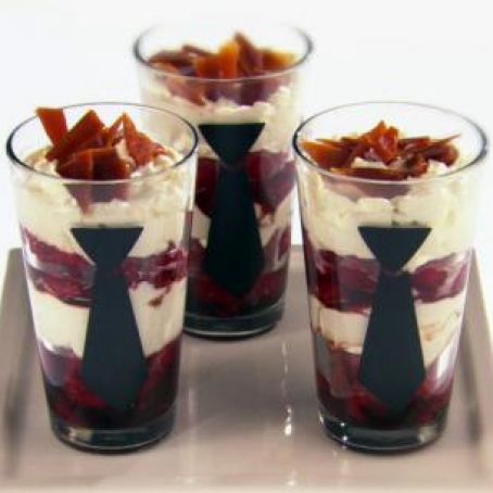 Raspberry and Balsamic Parfaits