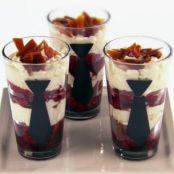 Raspberry and Balsamic Parfaits