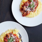 Parmesan Polenta with Sausage Ragù Recipe | SAVEUR
