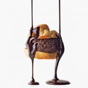 Double-Chocolate Profiteroles