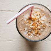 Coffee, Banana, and Hazelnut Morning Shake