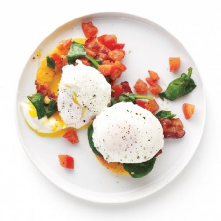 Polenta-Veggie Stacks