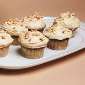Banana Cupcakes with Peanut Butter Frosting