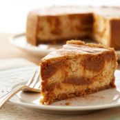 Cinnamon Swirl Sweet Potato Cheesecake