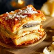 Eggplant lasagna w/ Fire Roasted Vegetables