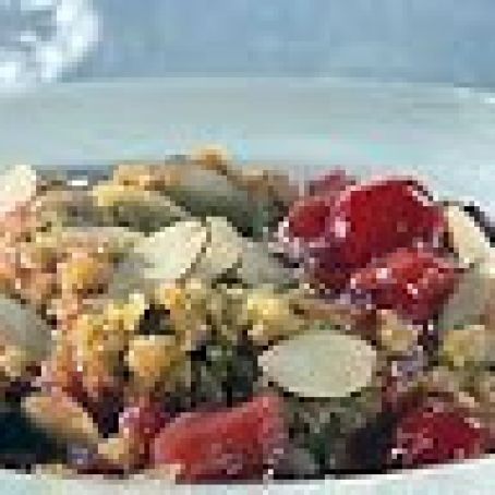 Pear and Cherry Buckle