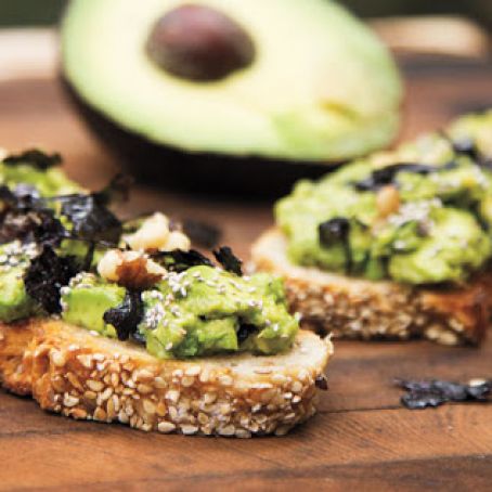 Avocado Nori Crostini